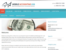 Tablet Screenshot of mobileaccountingusa.com